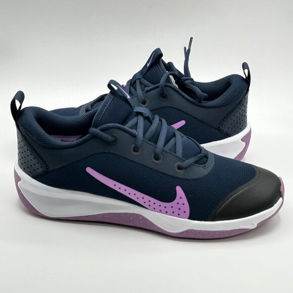 Nike Omni Multi-Court Low Blue / Pink DM9027-401 Size 7y = Women's: 8.5 - Picture 9 of 12